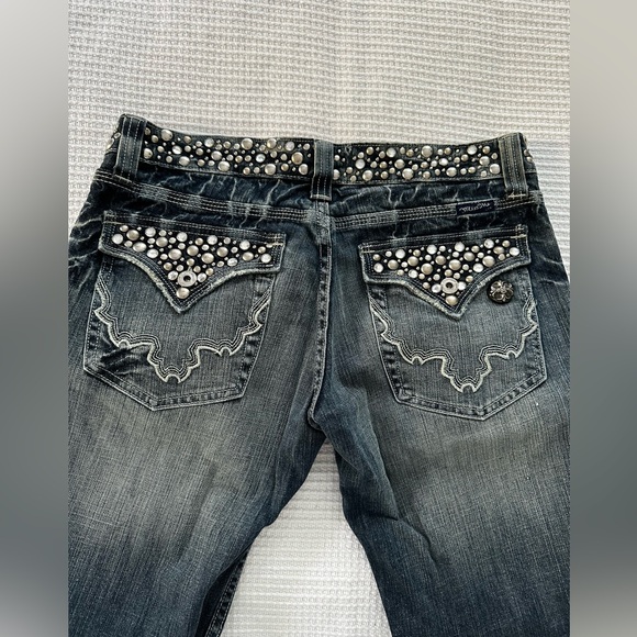 Miss Me Women’s Jeans with Embellished Waistband - Picture 3 of 8